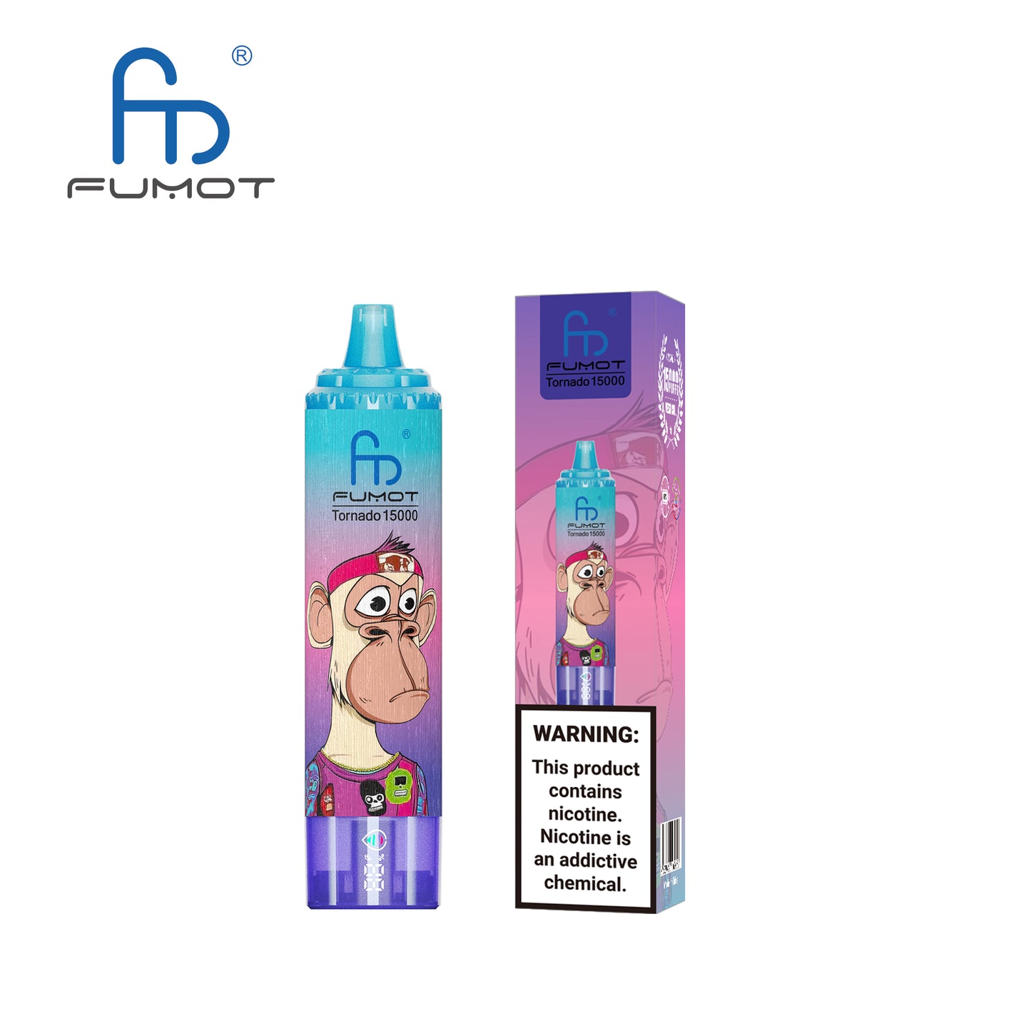 FUMOT RandM Tornado 15000 - Pina colada