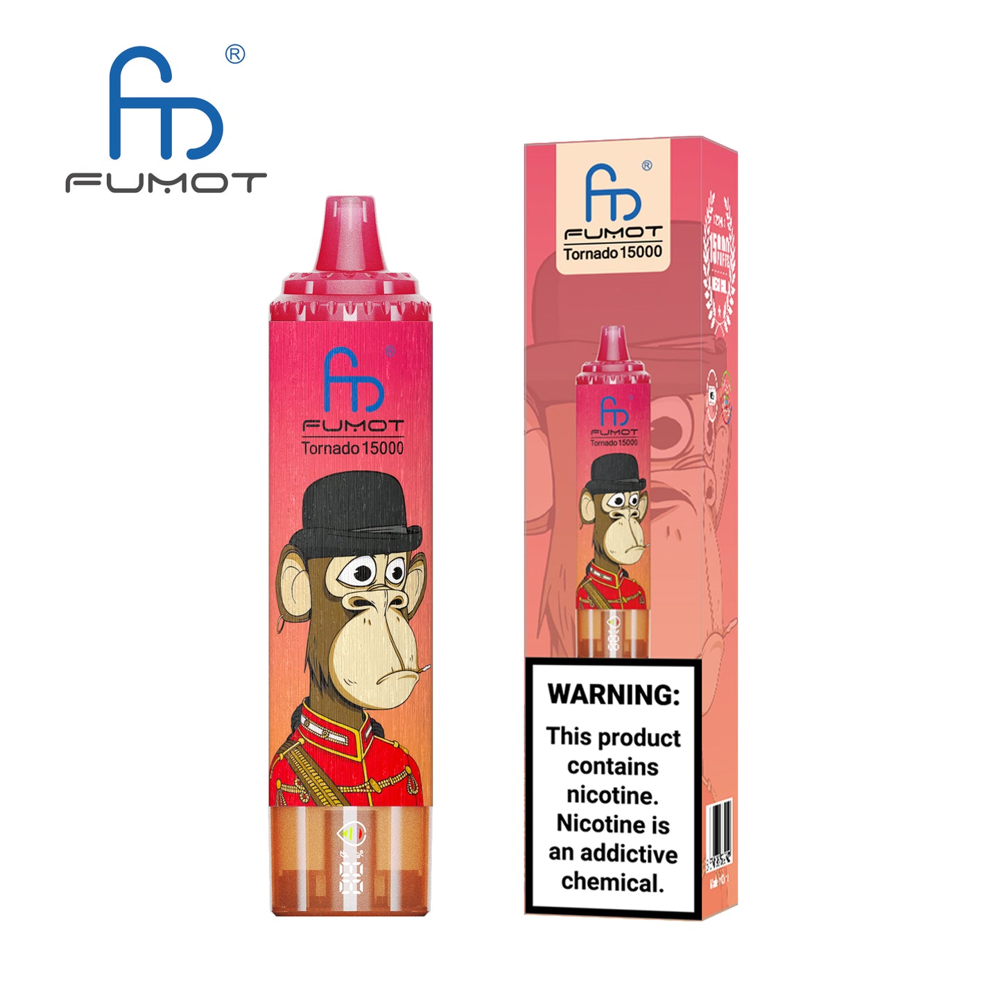 FUMOT RandM Tornado 15000 - Red Energy Ice