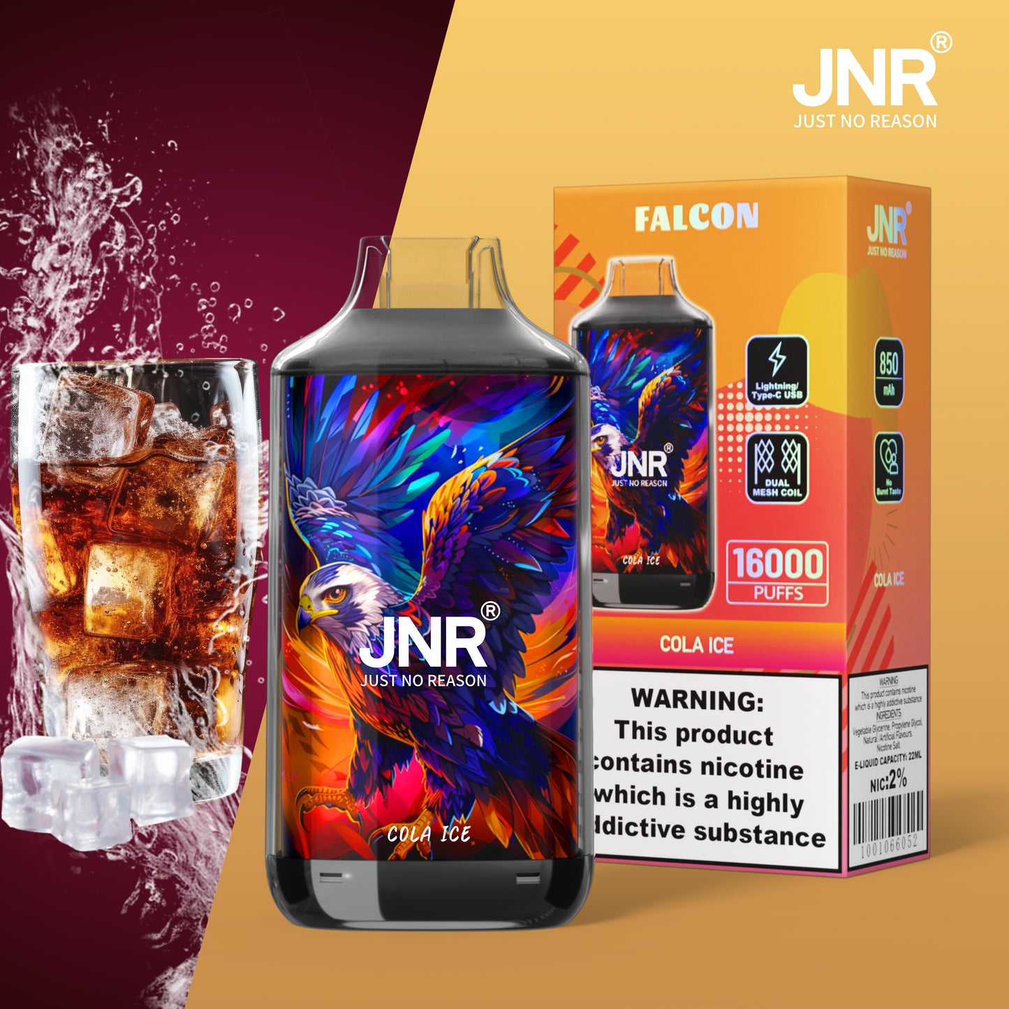 JNR Falcon 16000 - Cola Ice
