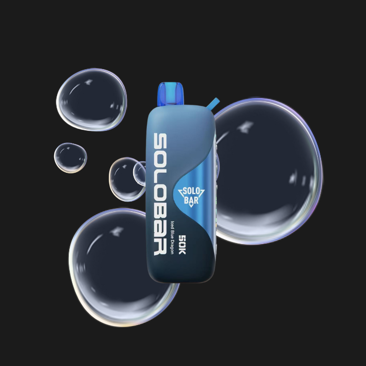 Solo Bar 50000 Disposable Vape Iced Blue Dragon