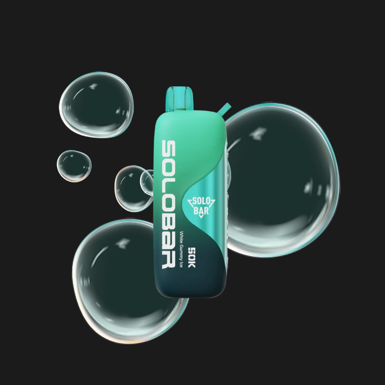 Solo Bar 50000 Disposable Vape White Gummy Ice