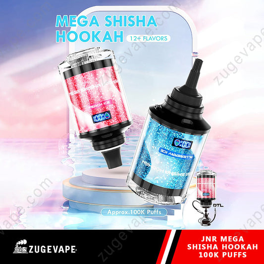 Exploring the JNR Mega Shisha Hookah 100K: Features, Flavors, and More