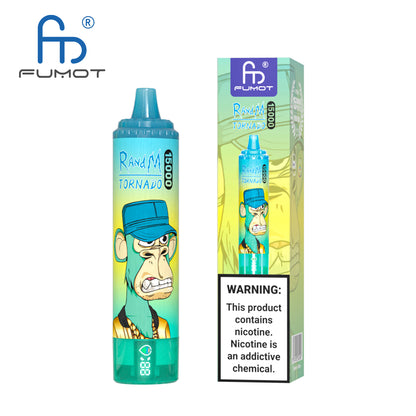 FUMOT RandM Tornado 15000 (10 PCS Pack) - Kiwi Passion Fruit Guava 奇异百香果番石榴