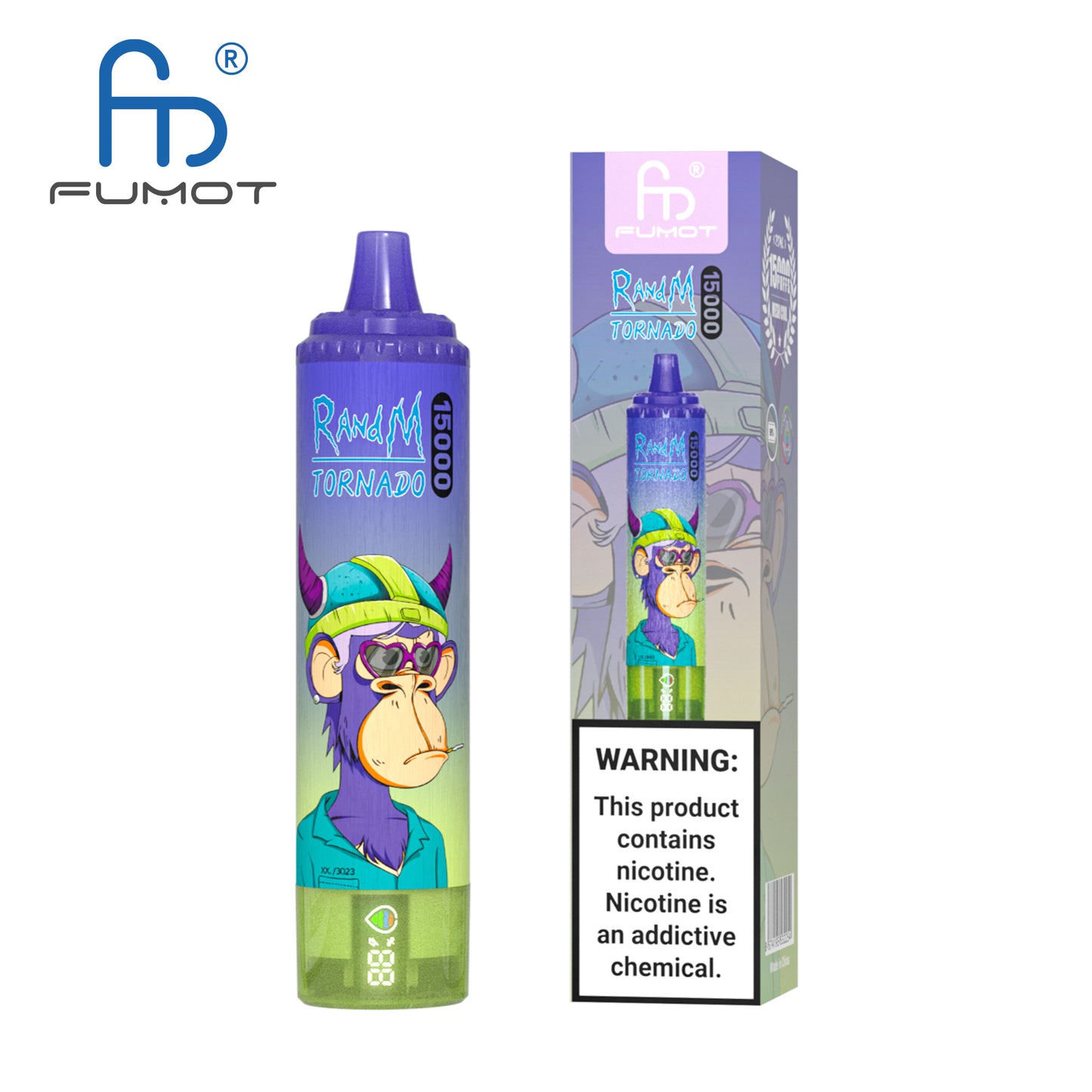 FUMOT RandM Tornado 15000 (10 PCS Pack) - Vimto