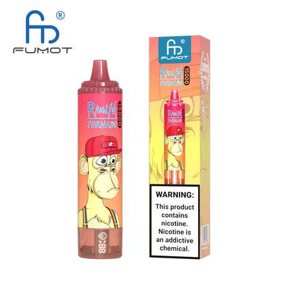 FUMOT RandM Tornado 15000 (10 PCS Pack) - Strawberry Red Bull 草莓红牛