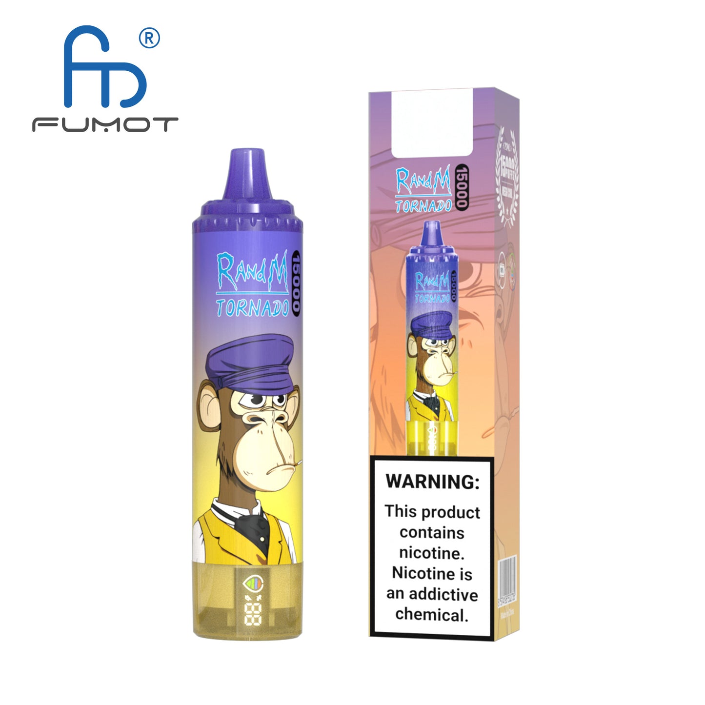 FUMOT RandM Tornado 15000 (10 PCS Pack) - Mango On Ice 芒果冰