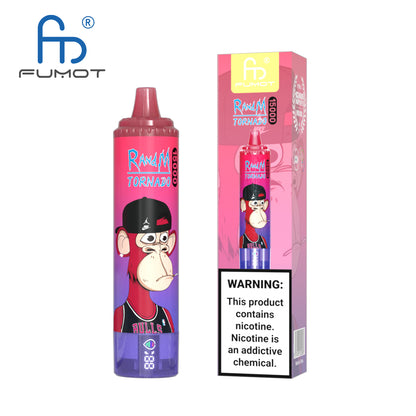 FUMOT RandM Tornado 15000 (10 PCS Pack) - Bluesour Raspberry 蓝莓酸树莓