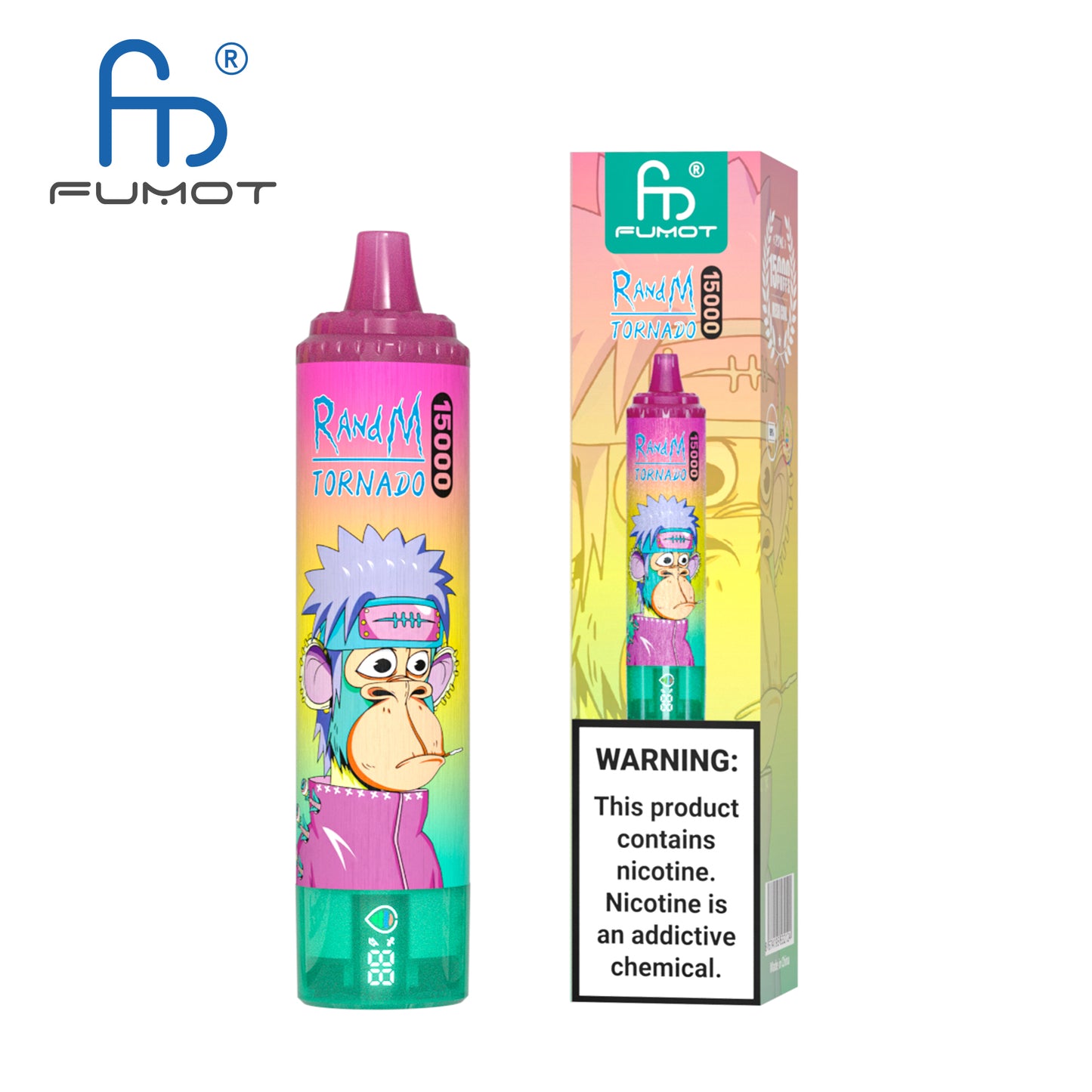 FUMOT RandM Tornado 15000 (10 PCS Pack) - Strawberry Ice 草莓冰