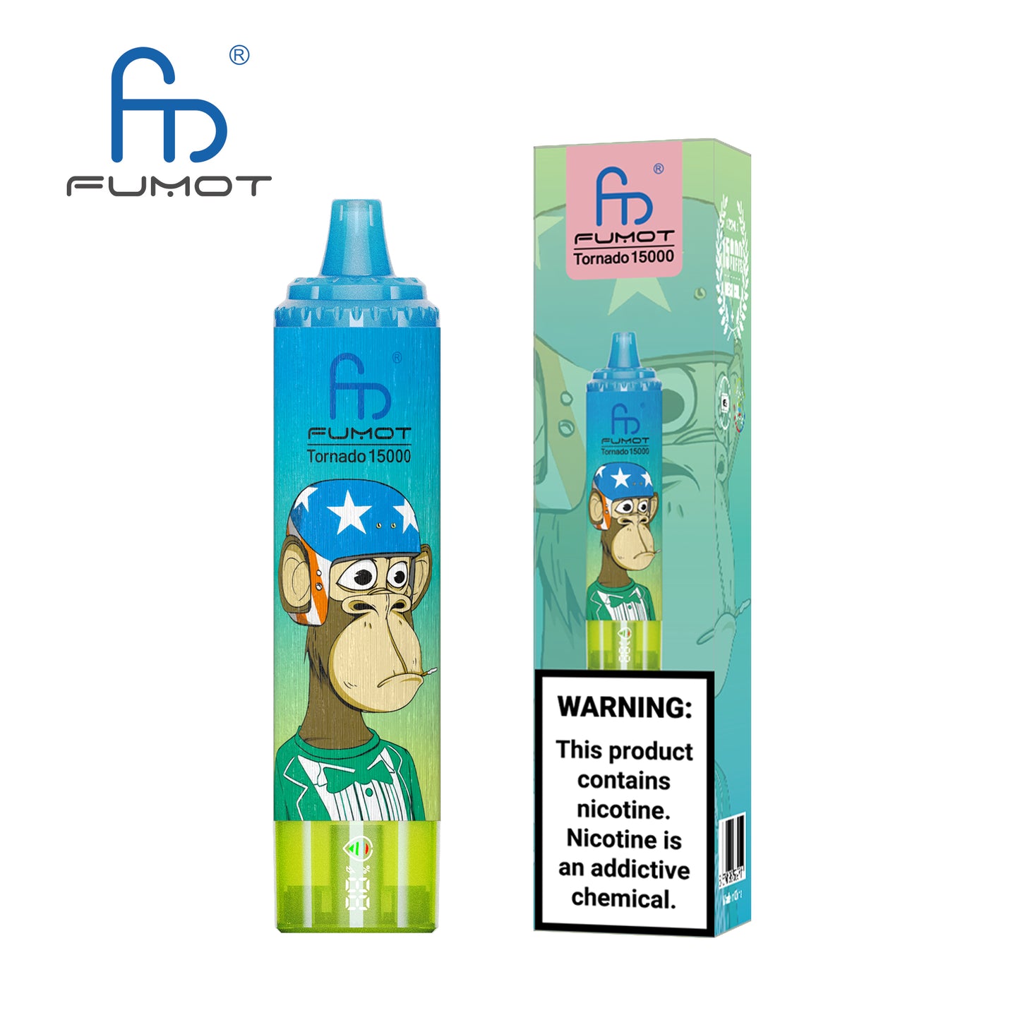FUMOT RandM Tornado 15000 - Gummy Bear
