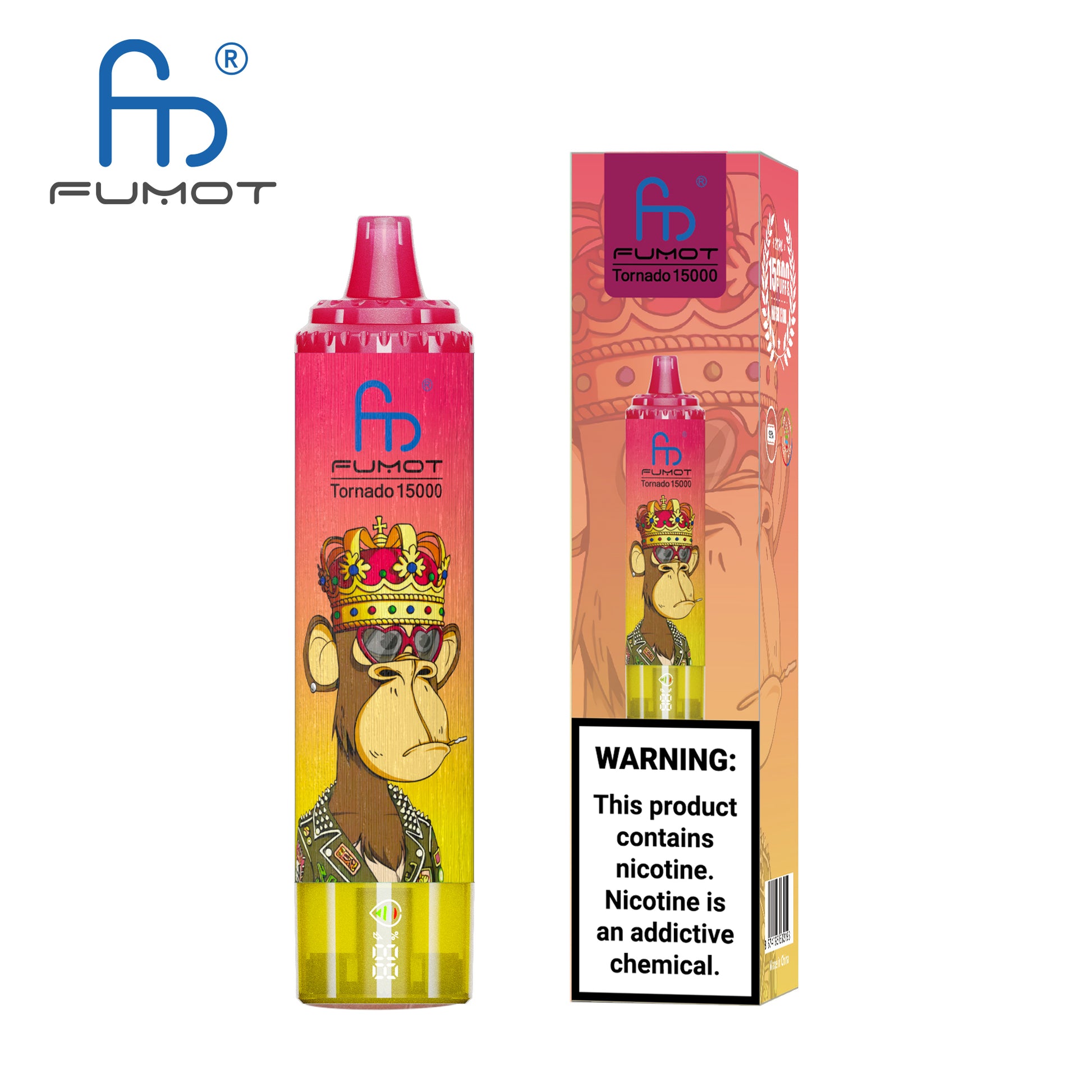 FUMOT RandM Tornado 15000 - Peach Ice