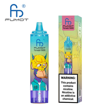 FUMOT RandM Tornado 15000 - Grape Ice
