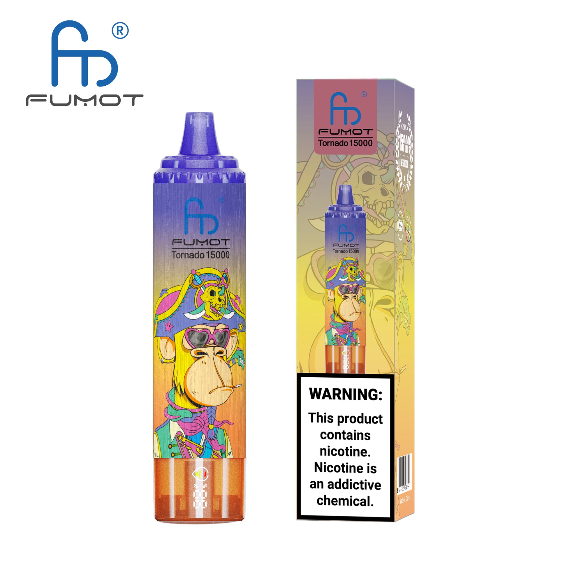 FUMOT RandM Tornado 15000 - Cola Ice
