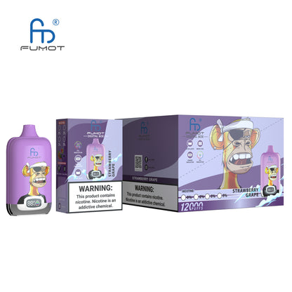 FUMOT Digital Box 12000 (10 PCS Pack) - Strawberry Grape草莓葡萄