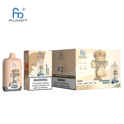 FUMOT Digital Box 12000 (10 PCS Pack) - Strawberry Banana草莓香蕉