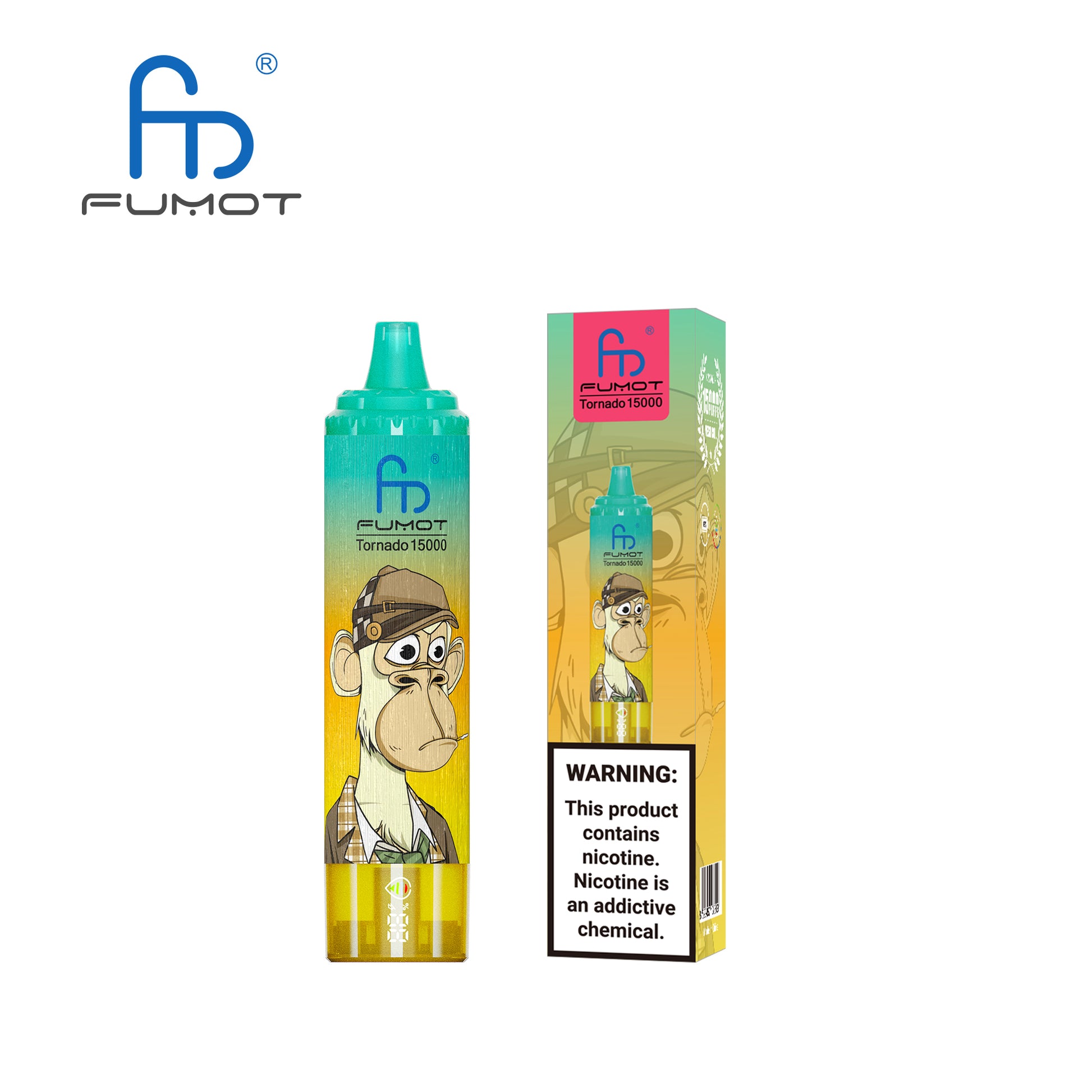 FUMOT RandM Tornado 15000 - Ice Tea Lemon Ice