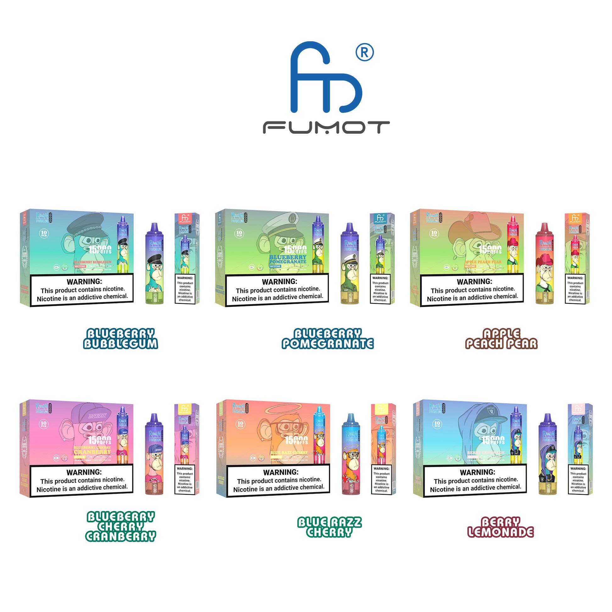 FUMOT RandM Tornado 15000 (10 PCS Pack) product image