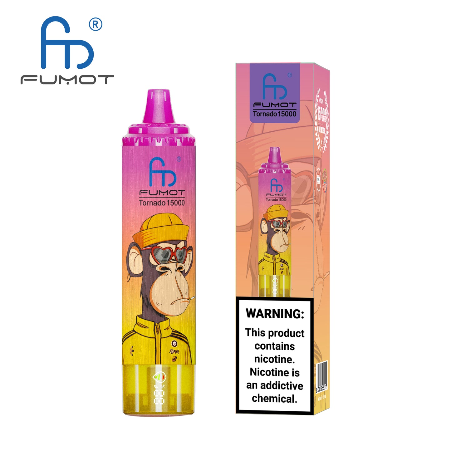 FUMOT RandM Tornado 15000 - Banana Ice