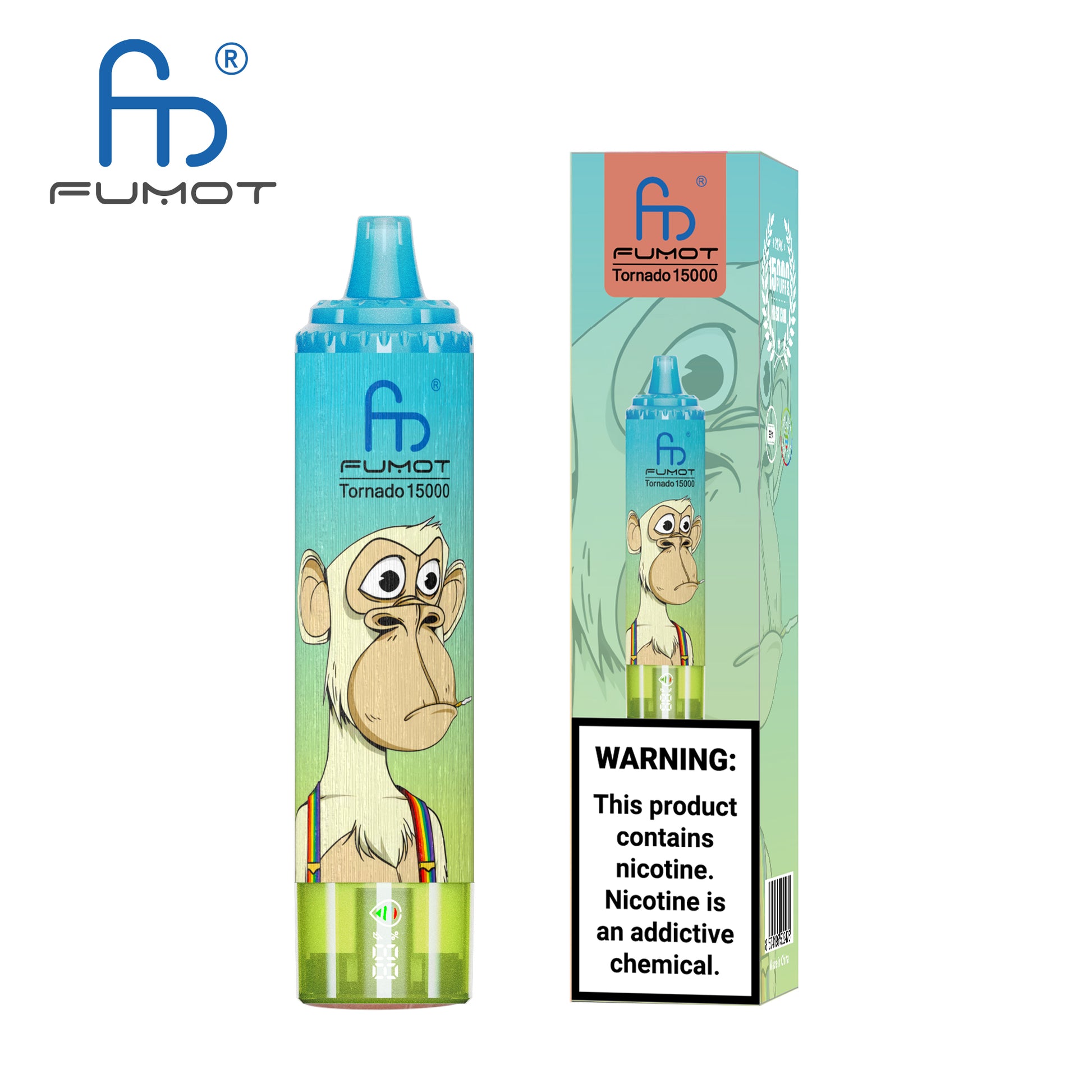 FUMOT RandM Tornado 15000 - Ice Pop