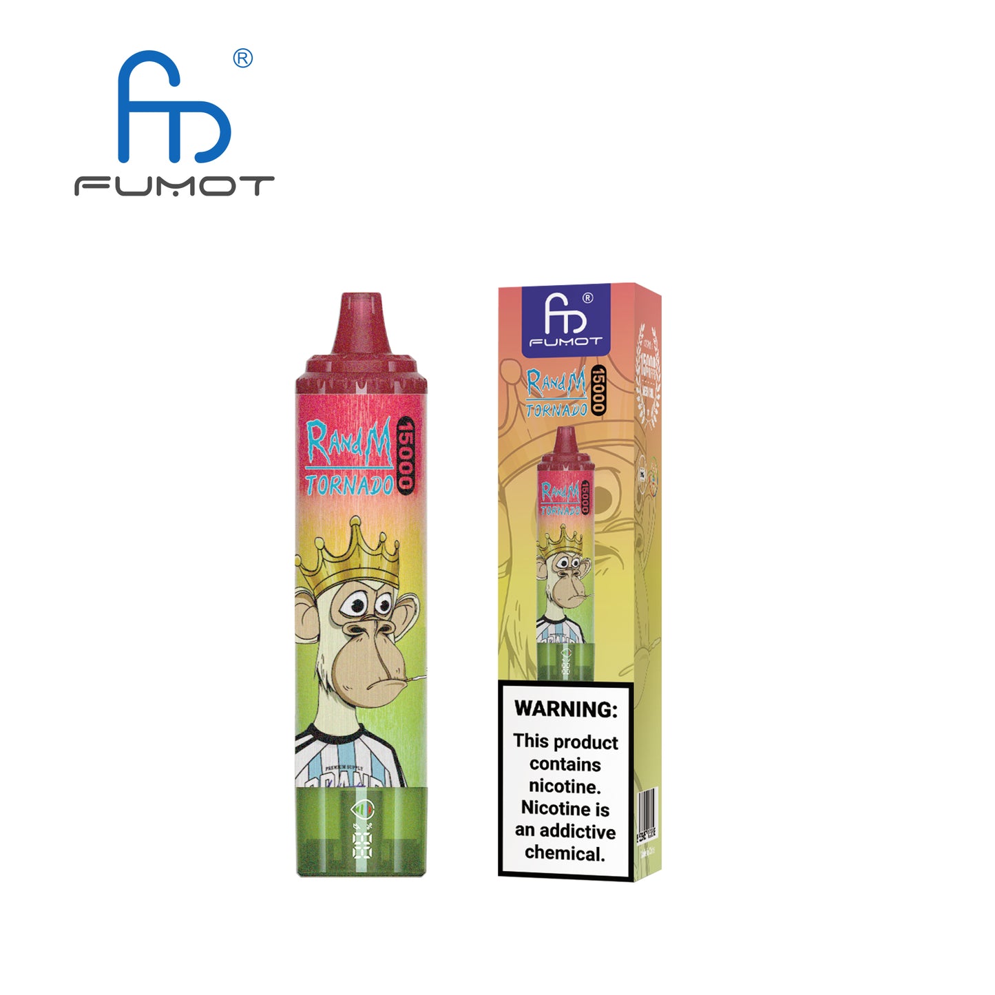 FUMOT RandM Tornado 15000 (10 PCS Pack) - Ice Tea Peach Ice 冰茶桃子冰