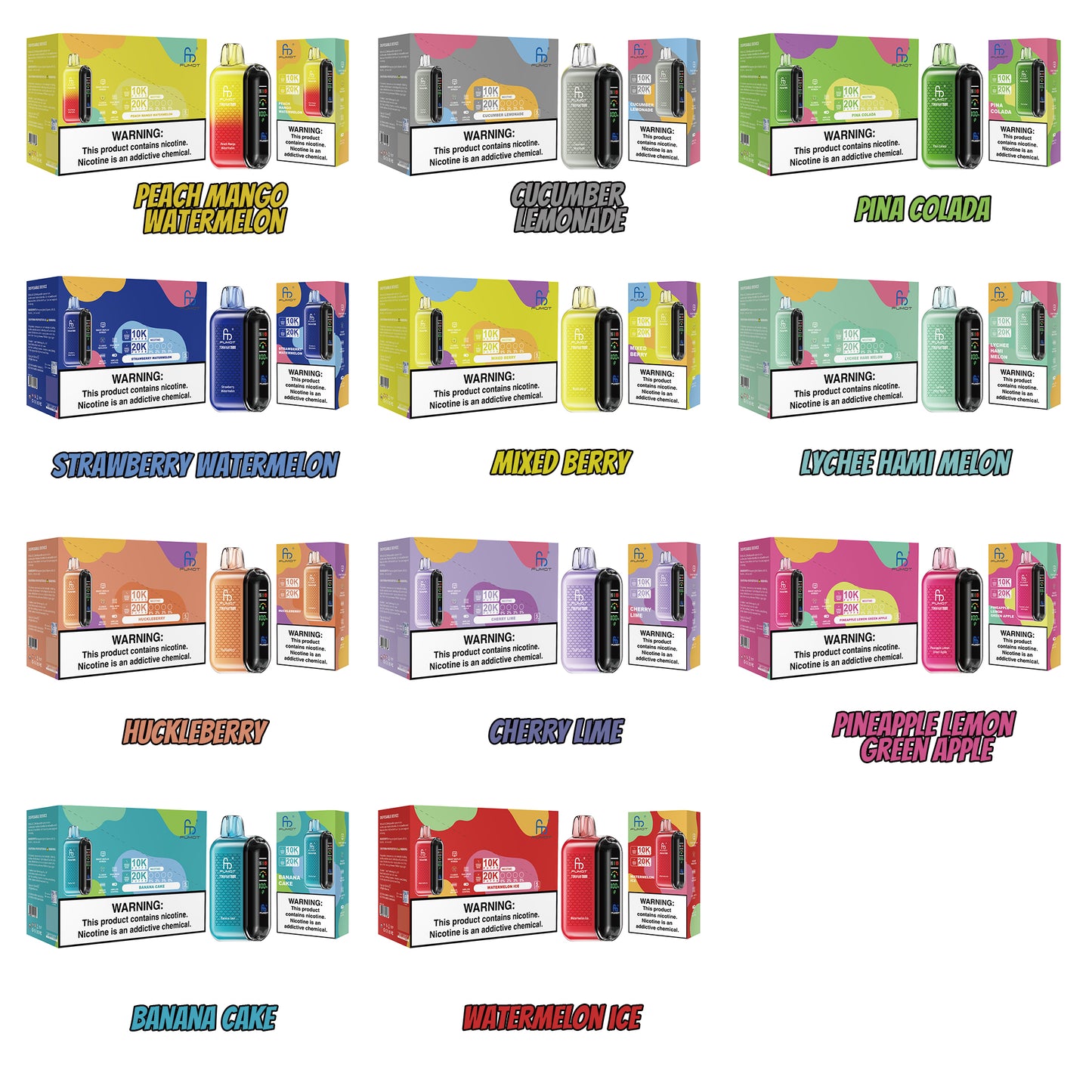FUMOT Tornado 20000 (10 PCS Pack) product image