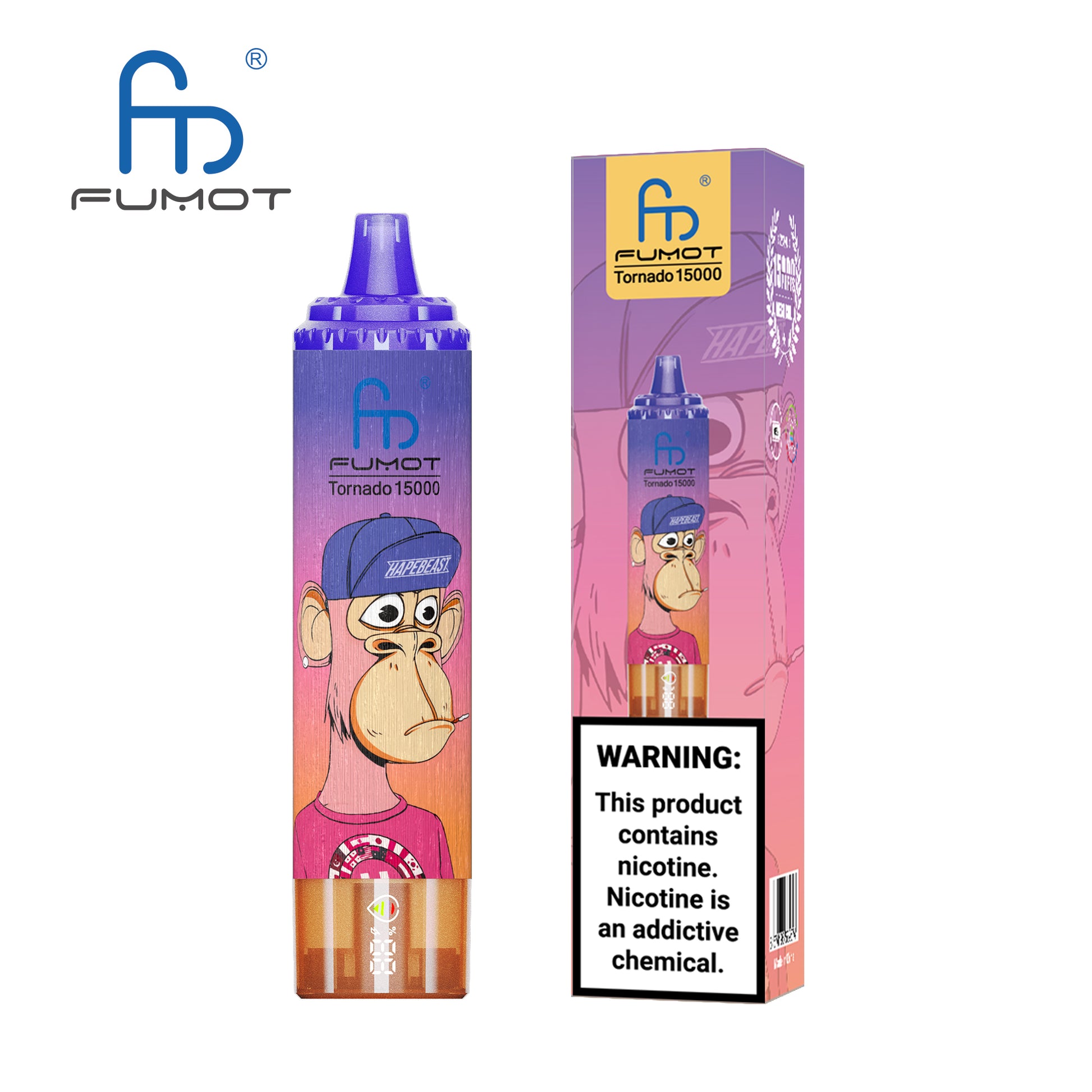 FUMOT RandM Tornado 15000 - Blueberry Cherry Cranberry