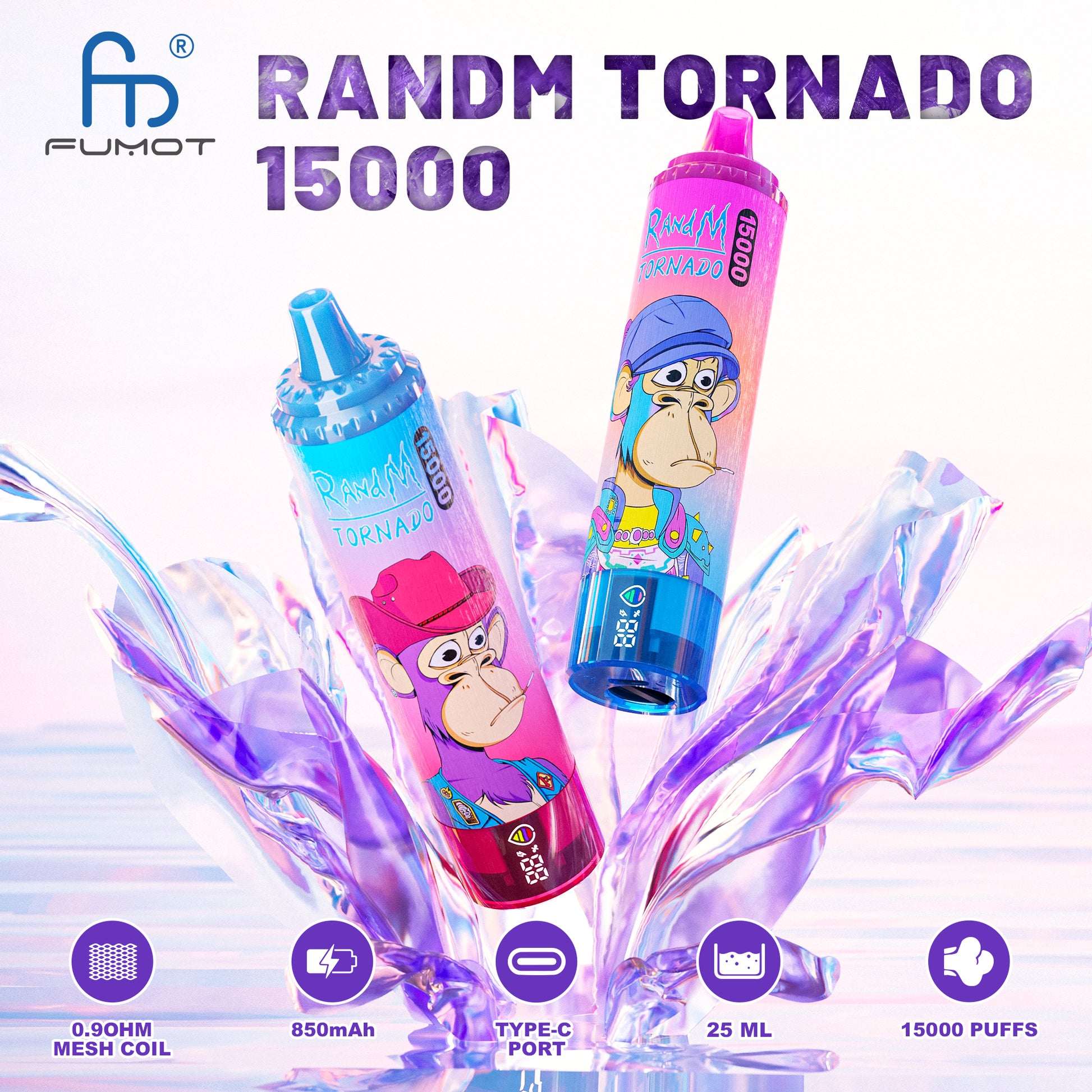 FUMOT RandM Tornado 15000 (10 PCS Pack) product image