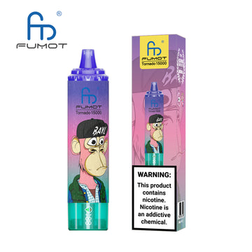 FUMOT RandM Tornado 15000 - Strawberry Banana