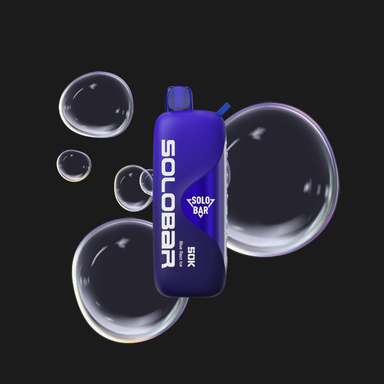 Solo Bar 50000 Disposable Vape Blue Razz Ice