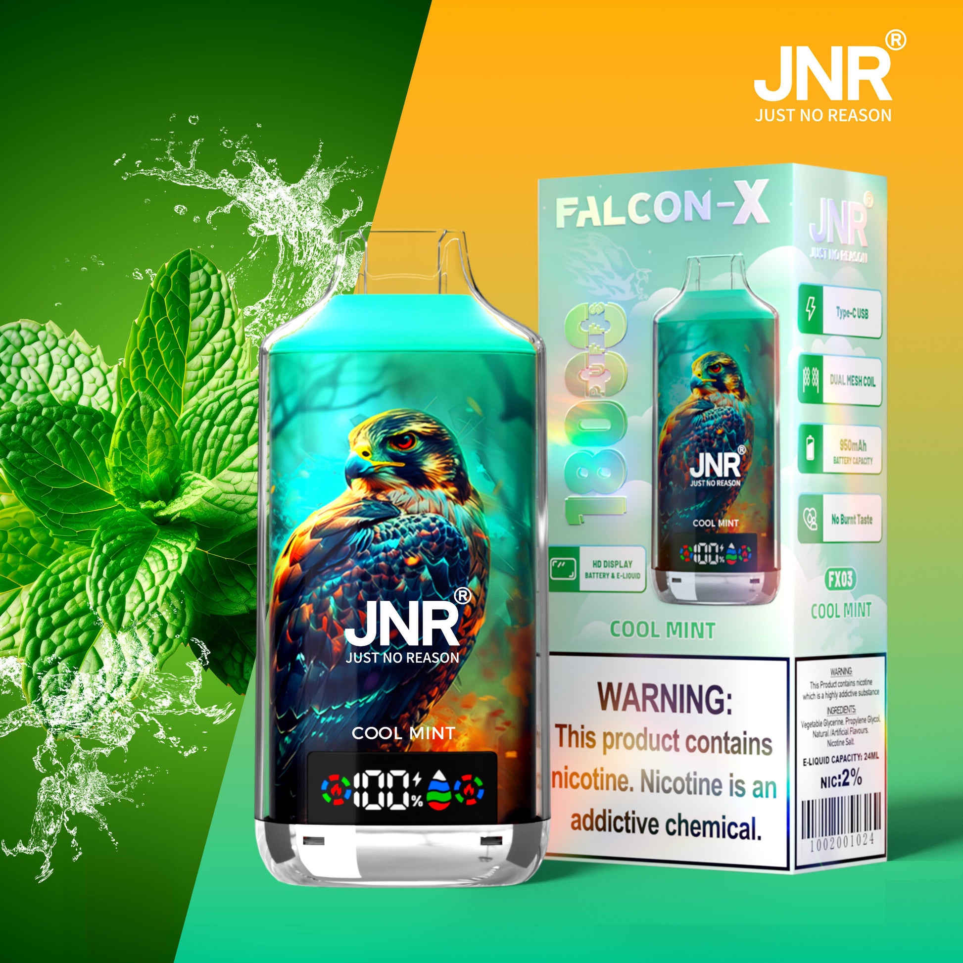 JNR Falcon-X 18000 - Cool Mint
