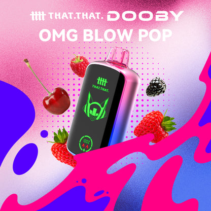 Omg Blow Pop THATTHAT Dooby 18000 Disposable