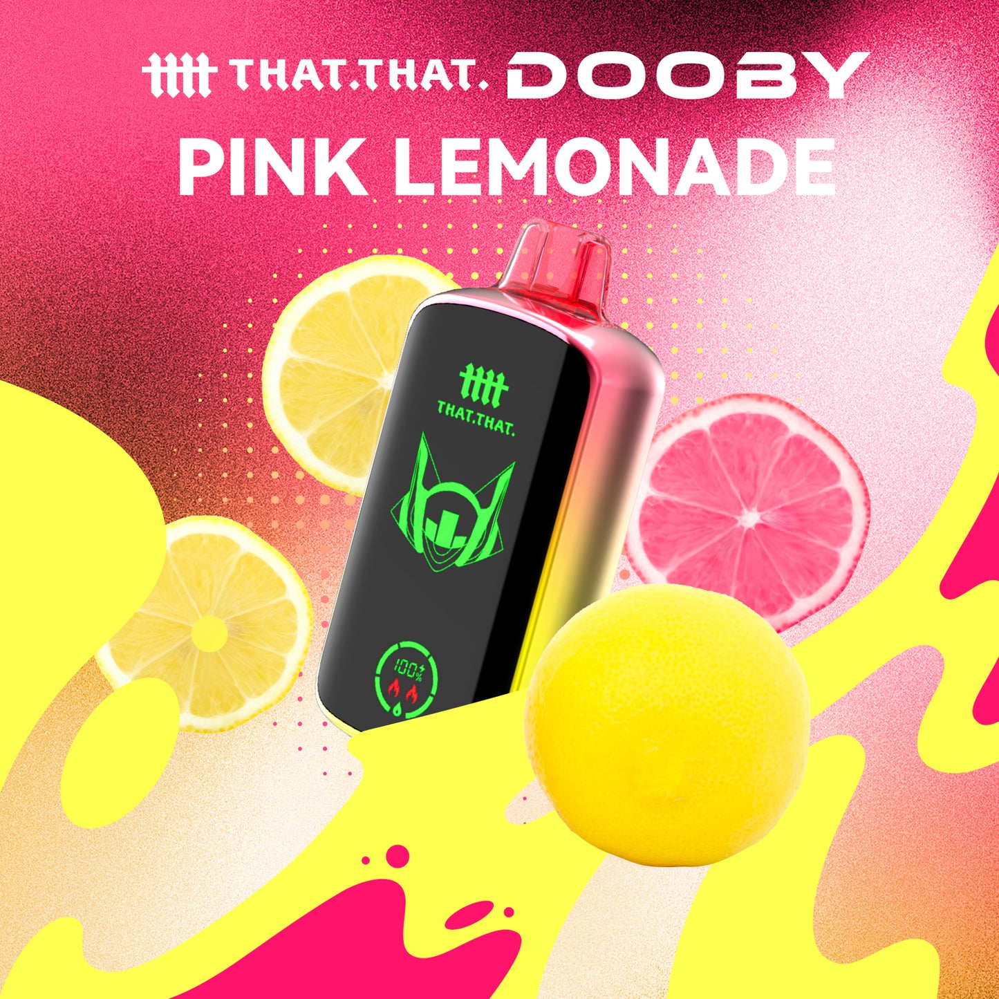 Pink Lemonade THATTHAT Dooby 18000 Disposable