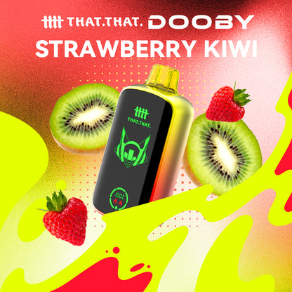 Strawberry Kiwi THATTHAT Dooby 18000 Disposable