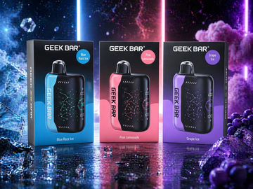Geek Bar Pulse X 3-pack bundle product boxes with assorted flavors